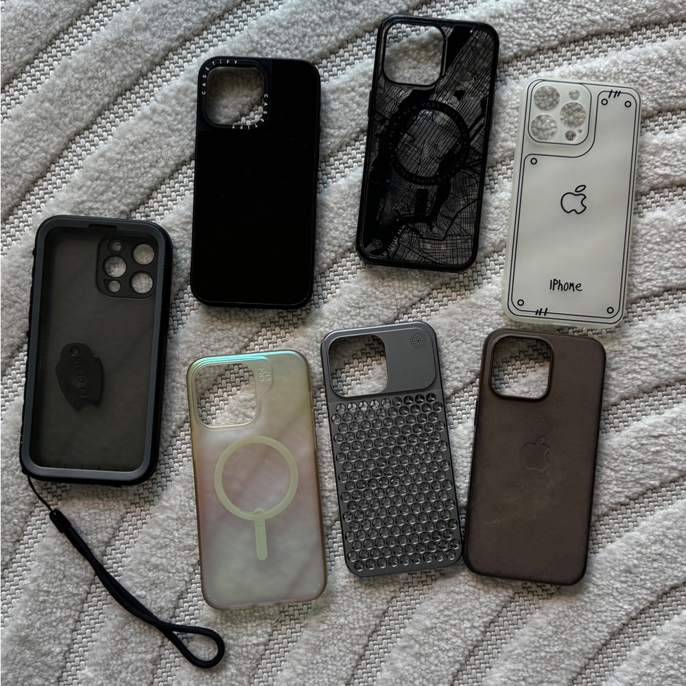 Apple iPhone 15 Pro Max Set of 7 Phone Cases - Apple, Casetify, Zagg and more